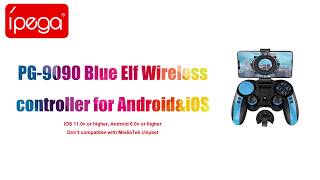 iPega PG9090 Blue Elf Wireless controller for AndroidampiOS [upl. by Adlin]