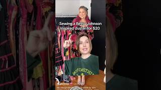 Sewing a Betsey Johnson inspired duster for 20 [upl. by Lazes44]