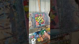 How To Paint Loose Brush Flowers  Impressionistic Oil Painting  Artist Jose Trujillo [upl. by Aikyn353]