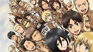 進撃の巨人 Shingeki no Kyojin Voice Actors Singing Opening Theme [upl. by Etna]