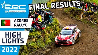 ERC Rally Highlights  Final Day Results  Azores Rallye 2022 [upl. by Ariaet394]