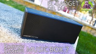 Energy Sistem Energy Music Box 7 Un Altavoz Bluetooth con 20W de Potencia [upl. by Calondra]