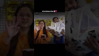 Shafsa to Erha Shaheer and hafsa khan shaheer and hafsa khan cute moment Shaheer khan hafsa khan [upl. by Leiand391]