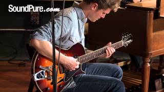 Comins GCS1 SemiHollow Body Electric Guitars  Demo [upl. by Bondy]