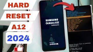 SAMSUNG A12 HARD RESET 2024 [upl. by Joletta]