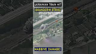 🚀💥 Devastating Missile Strike on Ukrainian Train army militarytechnology [upl. by Benedicto]