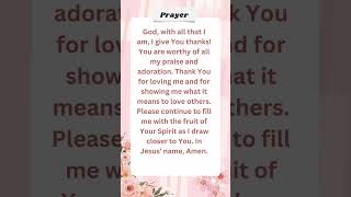 Daily Prayer  Devotional shorts jesus youtubeshorts bible jesuschrist [upl. by Burton898]