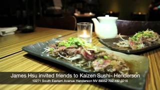 Best Sushi Restaurant Las Vegas Kaizen Sushi HENDERSON [upl. by Eidnew409]