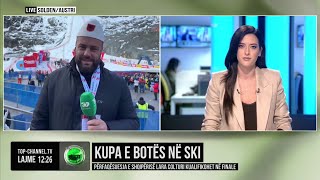 Top Channel Kupa e botës në ski Përfaqësuesja e Shqipërisë Lara Colturi kualifikohet në finale [upl. by Dnalevets]