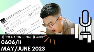 060611MayJune 2023 Additional Mathematics Paper 1 Marking Scheme MS Audio Voiceover [upl. by Anavoig]