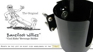 Barefoot Willies Cool Rider Cup Holder  Honda Goldwing Parts and Accessories Review  Wingstuffcom [upl. by Honor]