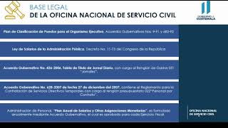 Servicio Civil en Guatemala clase 2 [upl. by Nylek161]