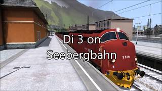 Di 3 on Seebergbahn Train Simulator [upl. by Drof435]