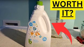 Babyganics 3X Baby Laundry Detergent HE Compatible  Quick Review [upl. by Brill354]