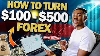 Forex  How to turn 100 to 500 🤑  SWING amp SCALP TRADING 2021 MUST WATCH [upl. by Hesta]