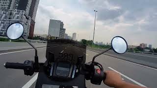 WMOTO ARIIC Gemma 125 Malaysia  Bangsar South to Puchong via NPE [upl. by Dasa521]