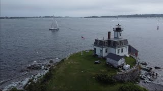 Overnight stay  Rose Island lighthouse in Newport Rhode Island [upl. by Eyar758]