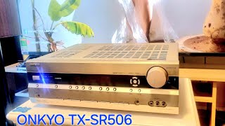 ONKYO AV RECEIVER TXSR506 0798775998 onkyo stereo amply dakenh [upl. by Laekcim508]