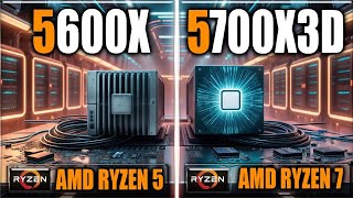 5600X vs 5700X3D Benchmarks  Gaming Benchmarks  Applications Tests [upl. by Otrebcire]