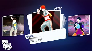 Song List PS4  PAL  Just Dance 2014 [upl. by Elset]