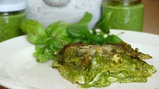 Lasagne pesto fagiolini e patateVideoricetta  Il Mondo di Antonietta Polcaro [upl. by Cuthburt232]