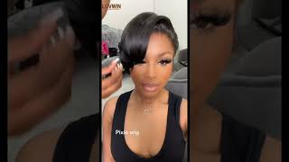 Want a simple and natural everyday Pixie Cut look luvwinhair hairstyle [upl. by Anyel]