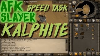 Kalphite Speed Task WCannon  AFK Slayer [upl. by Nelram]