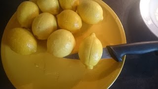 Recette des Citrons confits [upl. by Carothers202]