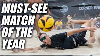 MOST ENTERTAINING BEACH VOLLEYBALL MATCH OF 2022  PattersonBenesh vs FieldBudinger AVP Phoenix [upl. by Shannon137]