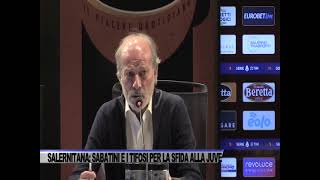 SALERNITANA SABATINI E I TIFOSI PER LA SFIDA ALLA JUVE  SERVIZIO TG SPORT DEL 06012024 [upl. by Tunnell]