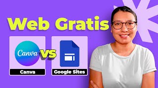 Dónde crear una PÁGINA WEB GRATIS y fácil  Google sites o Canva en 2024 [upl. by Amelie585]