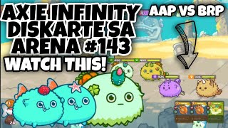 AXIE INFINITY DISKARTE SA ARENA  JANUARY 21 2022  AAP AXIE ARENA STRATEGY 143 [upl. by Elysee]