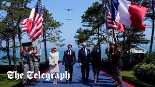 Behind the scenes DDay ceremony in Normandy on the 80th anniversary [upl. by Neffirg]