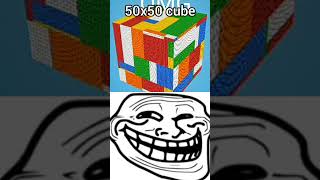 Solved 50x50 Cube vs 1000x1000 Cube 🥶🎶🌀✳️ [upl. by Barnum956]