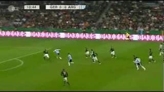 03032010 Germany 01 Argentina Highlights [upl. by Krever189]