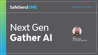 SafeSend One Next Gen Gather AI  Firm Experience [upl. by Ramso]