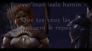 Dragon age  Lelianas song  Lyrics et traduction [upl. by Romulus655]