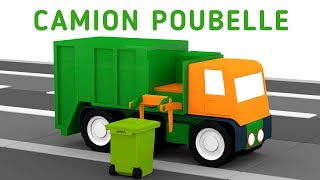 Dessin animé éducatif pour enfants de 4 voitures  un camionpoubelle [upl. by Analrahc]