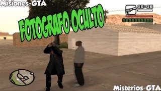 GTA San Andreas Misterio 39 Nuevo Fotografo Oculto  Desierto Las Venturas [upl. by Ellainad177]