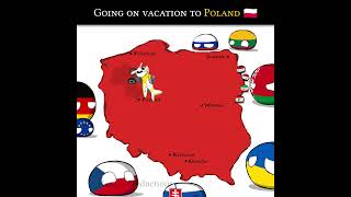 VACATION IN POLAND meme countryballs [upl. by Oramlub]