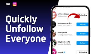 How to Quickly Unfollow Everyone in Instagram at once Just a Click [upl. by Phoebe417]