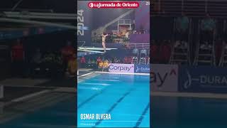 El clavadista mexicano Osmar Olvera logró medalla de bronce en trampolín de 3 metros en Doha 2024 [upl. by Shishko]