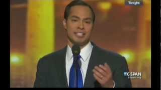 Julian Castro 2012 Democratic Convention Speech Wows Crowd [upl. by Lebatsirc937]