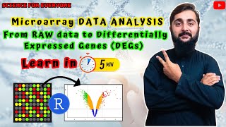 How to find DEGs from Microarray Gene Expression Data in 5 minutes using Rstudio  Complete code [upl. by Bills]