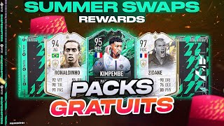 OBTENIR DES PACKS GRATUITS AVEC LES JETONS SUMMER SWAPS  FIFA 22 Ultimate Team [upl. by Phares]