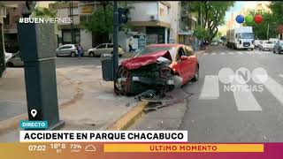 Choque en Parque Chacabuco – Buen Telefe [upl. by Helbonnah]