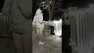 Crazy possum lady does crazy dance on the porch [upl. by Asselim]