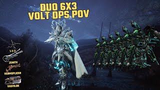 Duo 6x3 Eidolon Hunt  Volt DPS POV  Warframe  A chilling hunt [upl. by Jedlicka]