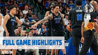 Dallas Mavericks Team Highlights vs Phoenix Suns  22224 [upl. by Ahsimal]