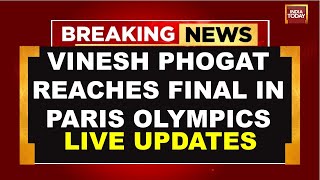 Vinesh Phogat Match LIVE Vinesh Phogat In Final  Paris Olympics LIVE  LIVE News [upl. by Ahsemak604]